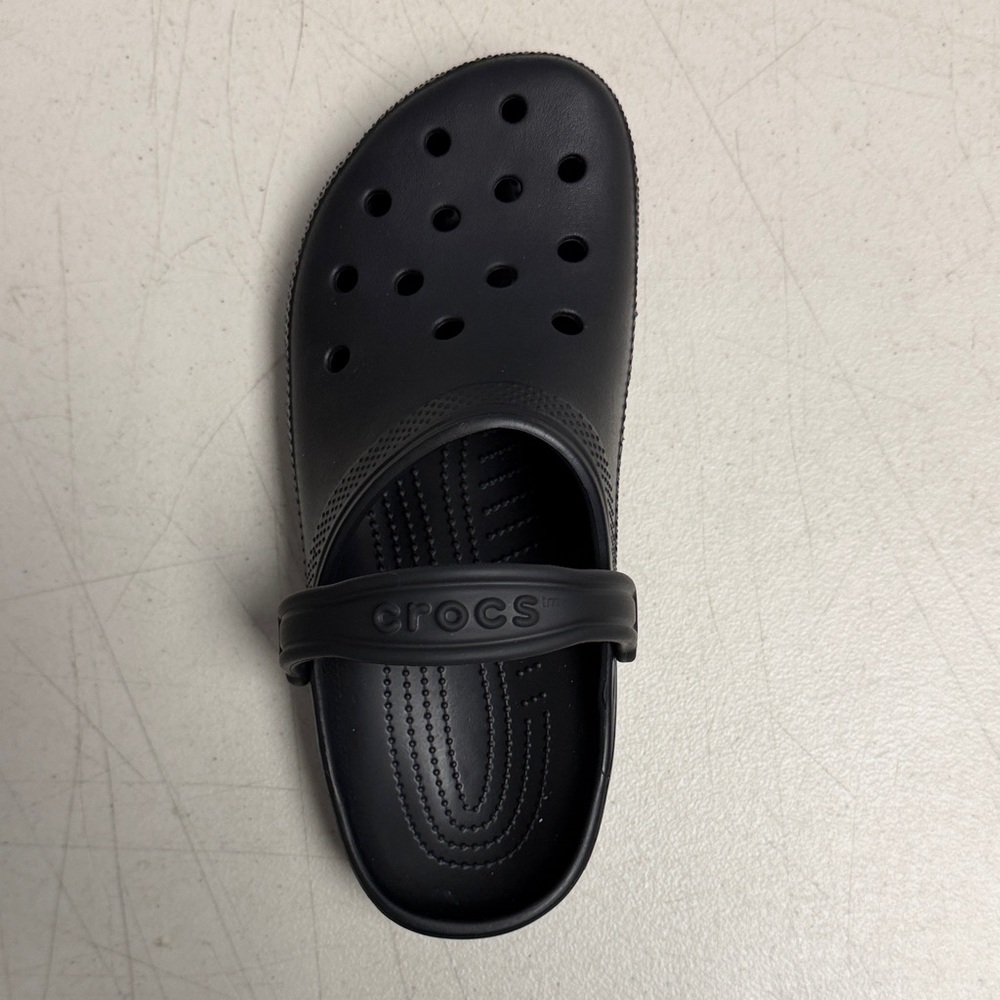 CROCS Black Classic Slip-On Clogs - Picture 2 of 6